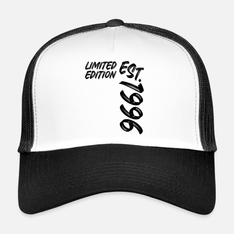 Limited Edition Est. 1996 - Trucker Cap - Weiß/Schwarz