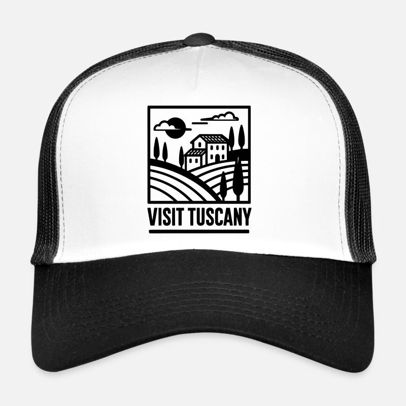 Visiter la Toscane Casquette trucker 