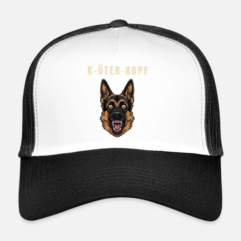 German Shepherd Mutt Funny Pun Saying Dog Trucker Cap