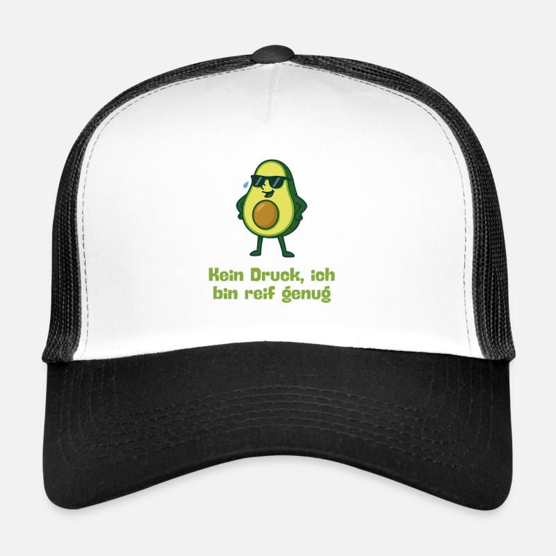 Avocado no print ripe enough Trucker Cap
