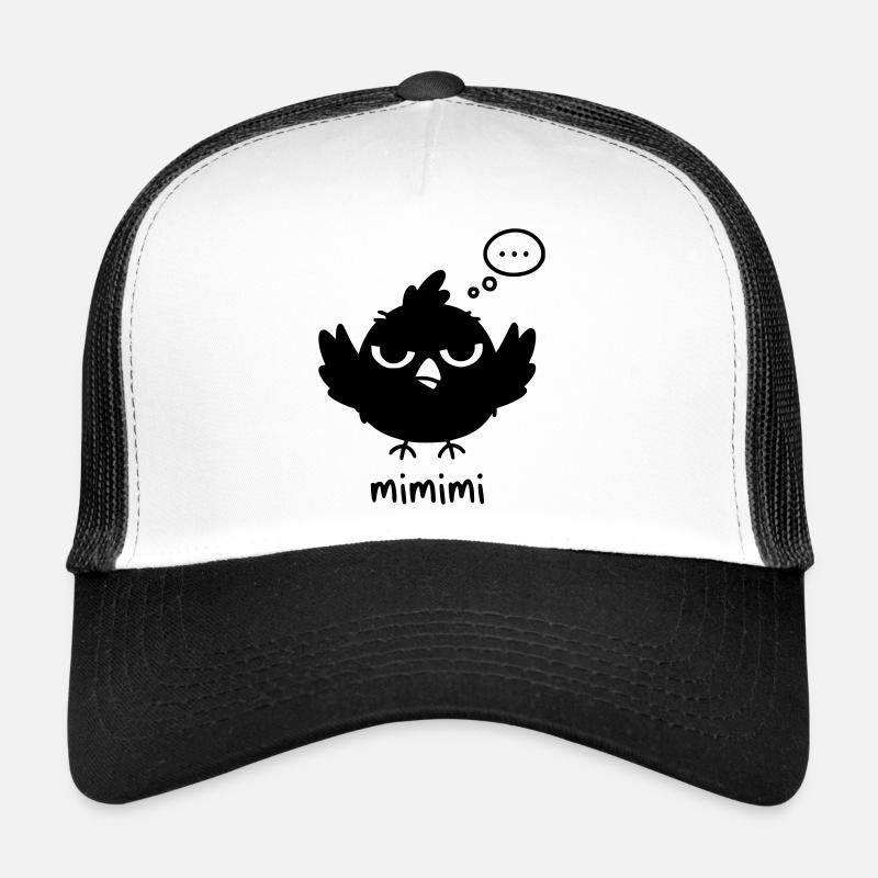 Funny Bird with Mimimi Humor Trucker Cap