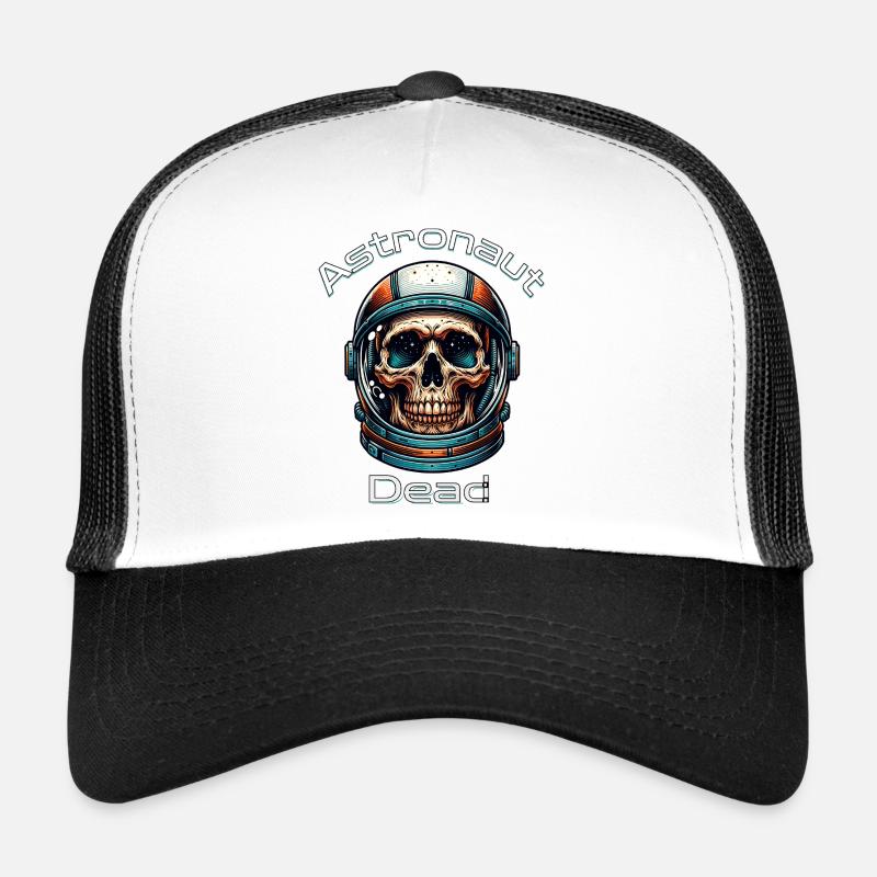 Astronaut skull in space Trucker Cap
