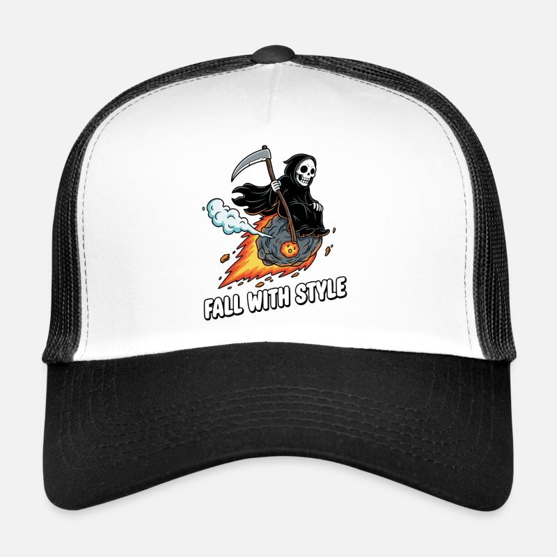 Style fusée Grim Reaper Casquette trucker 
