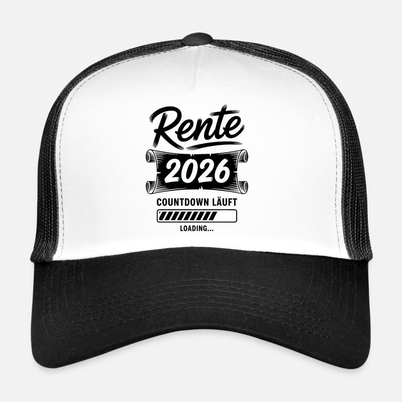 Le compte à rebours de la rente est lancé Casquette trucker 