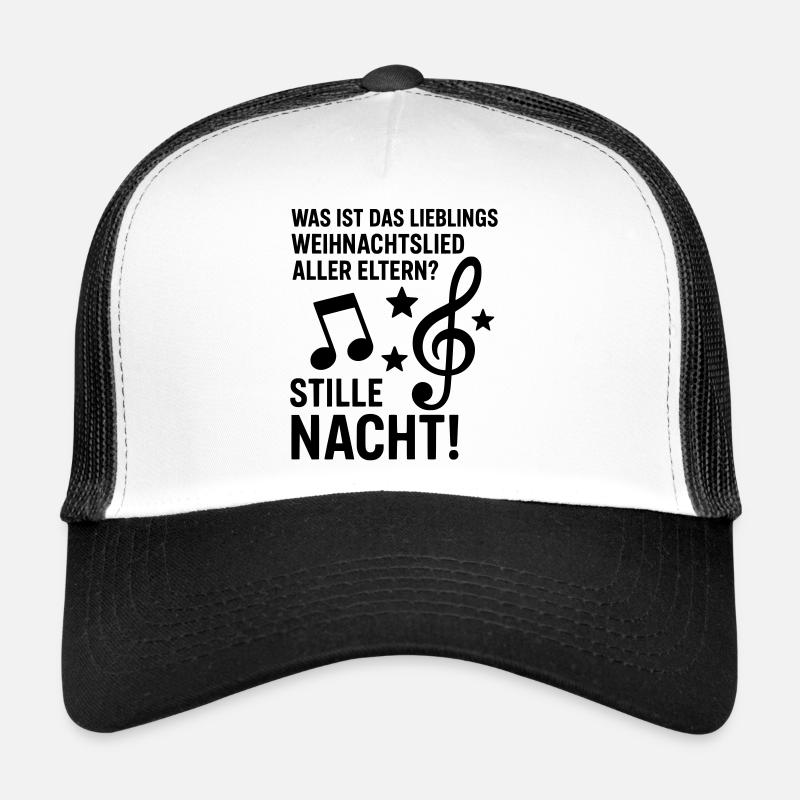stille nacht lieblingslied eltern witz Casquette trucker 