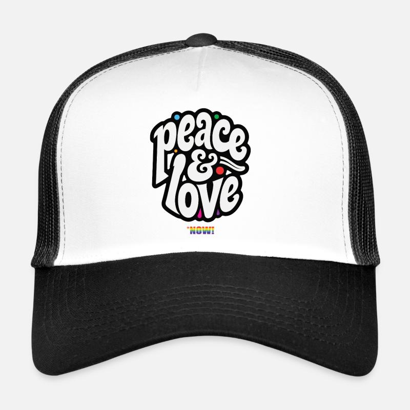 PEACE LOVE #5 - let's talk Casquette trucker 