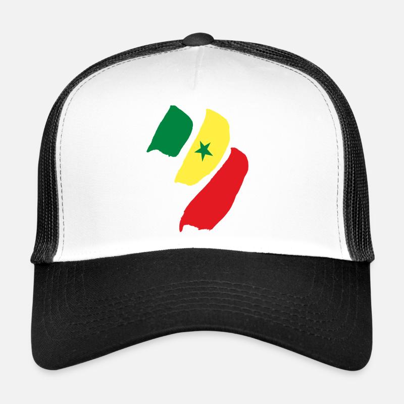 drapeau du Sénégal Casquette trucker 