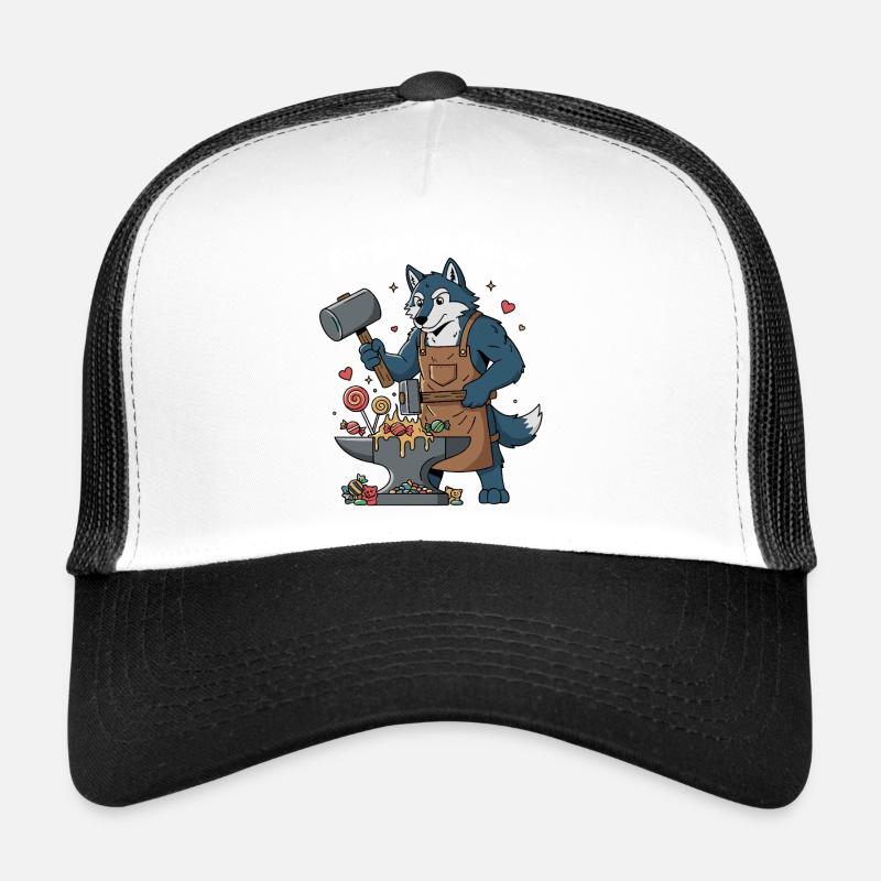 Le goût de la forge du loup Casquette trucker 