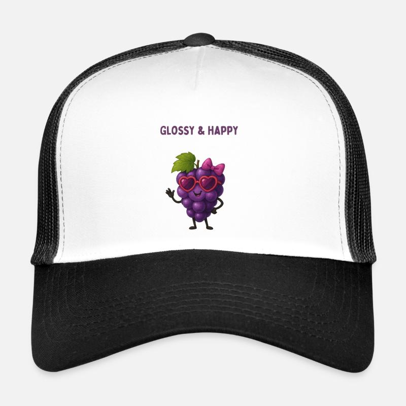 Bonheur du raisin scintillant Casquette trucker 