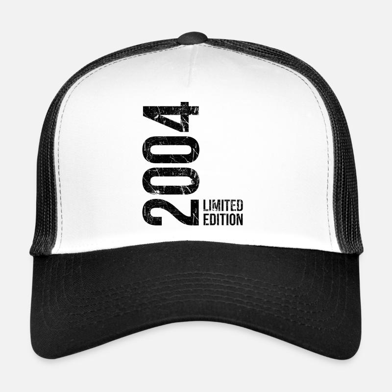 22e anniversaire – année de naissance 2004 Casquette trucker 