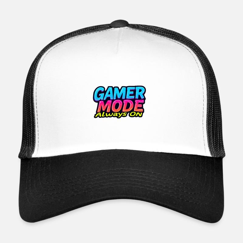 Gamer Mode Always On Trucker Cap