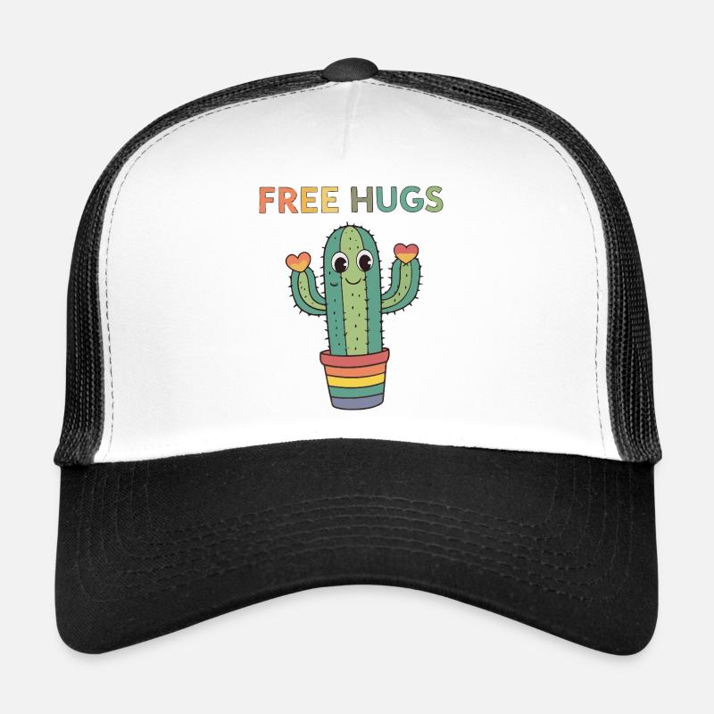 Cactus Arc-en-Ciel Câlins Casquette trucker 