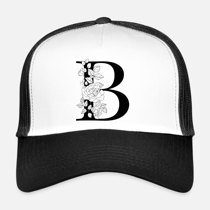 alphabet B Casquette trucker 