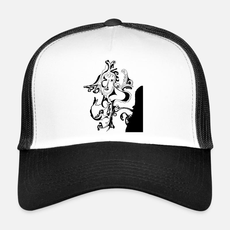 sakura - Trucker Cap - white/black