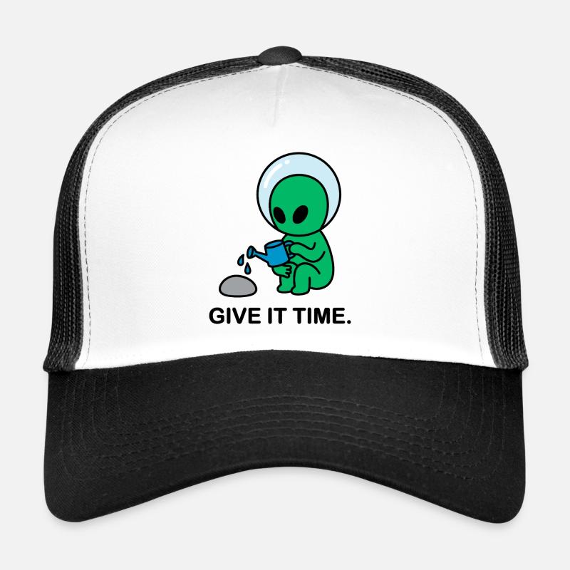 Interstellar Patience - Trucker Cap - white/black