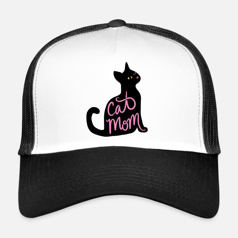 Script néon de Cat Mom Casquette trucker 