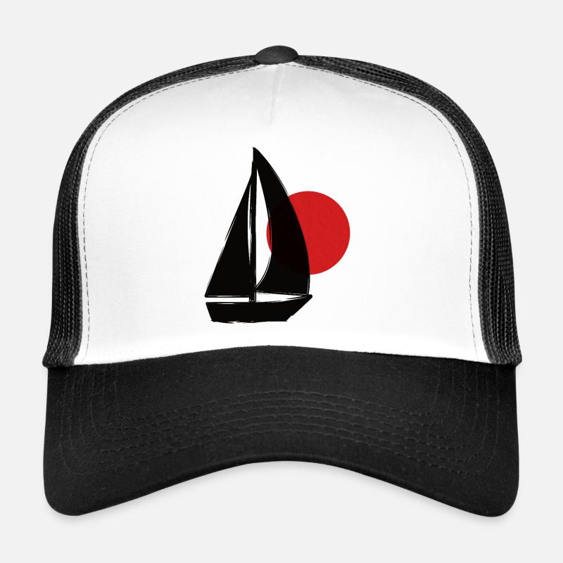 Boat before sunset Trucker Cap