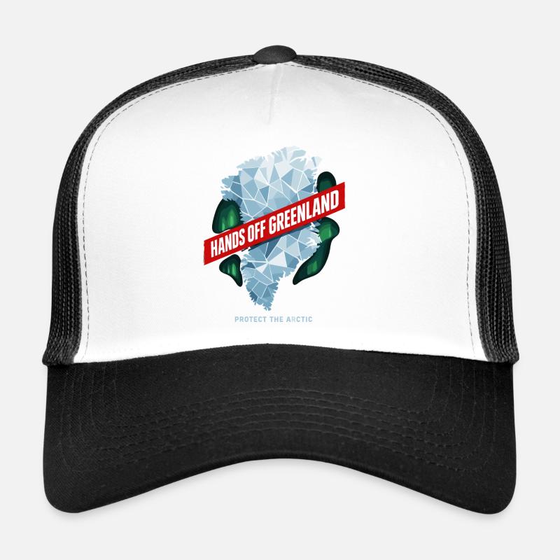 Le drapeau du Groenland ne touche pas le design mignon Casquette trucker 