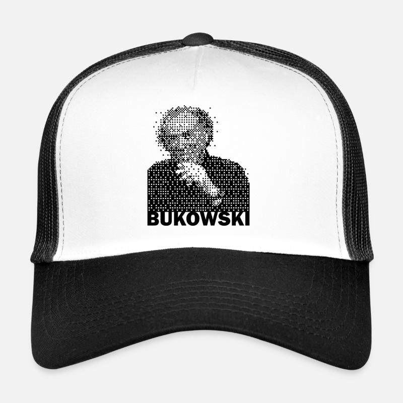 Charles Bukowski portrait Trucker Cap
