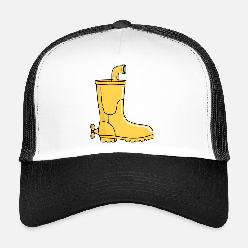 U-Boot-Regenstiefel / Yellow Submarine Boots Trucker Cap