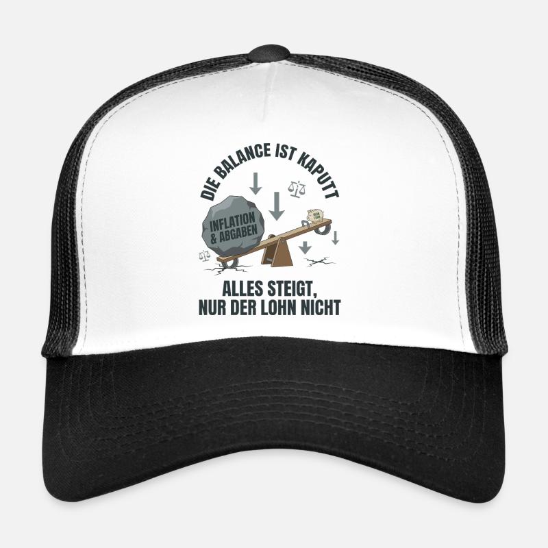 The balance is broken Trucker Cap