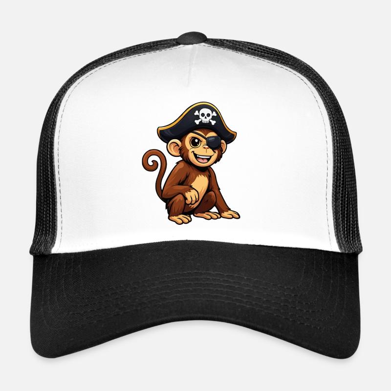 Pirate Singe Casquette trucker 