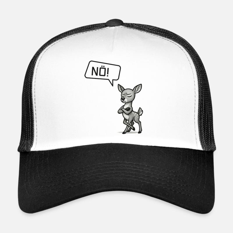 Nö! Reh – Süßer Sturkopf sagt Nein Statement Trucker Cap