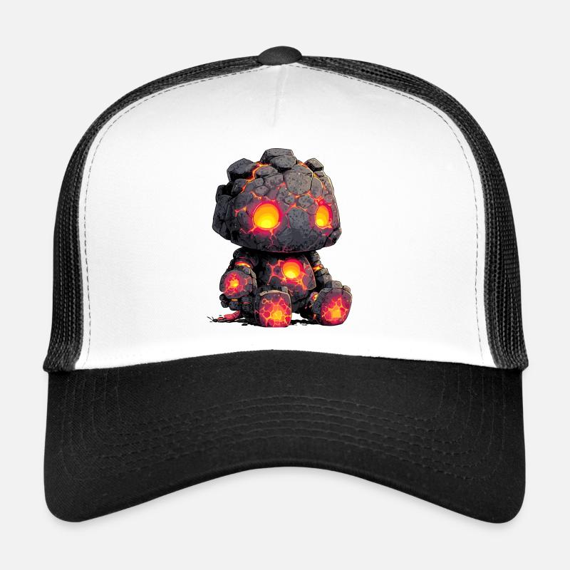 Enfant Héros de Pierre Golem de Lave Casquette trucker 