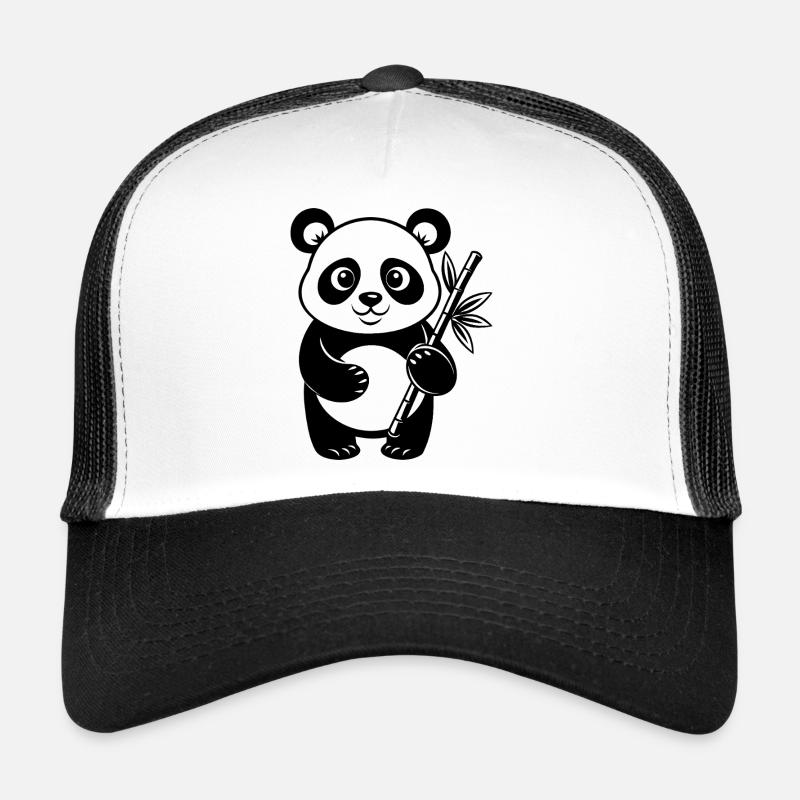 Panda avec bambou Casquette trucker 