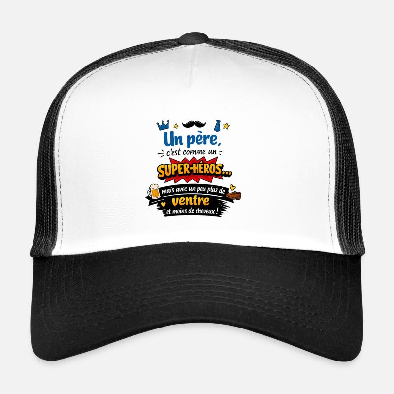 Père Super-Héros du Ventre Casquette trucker 