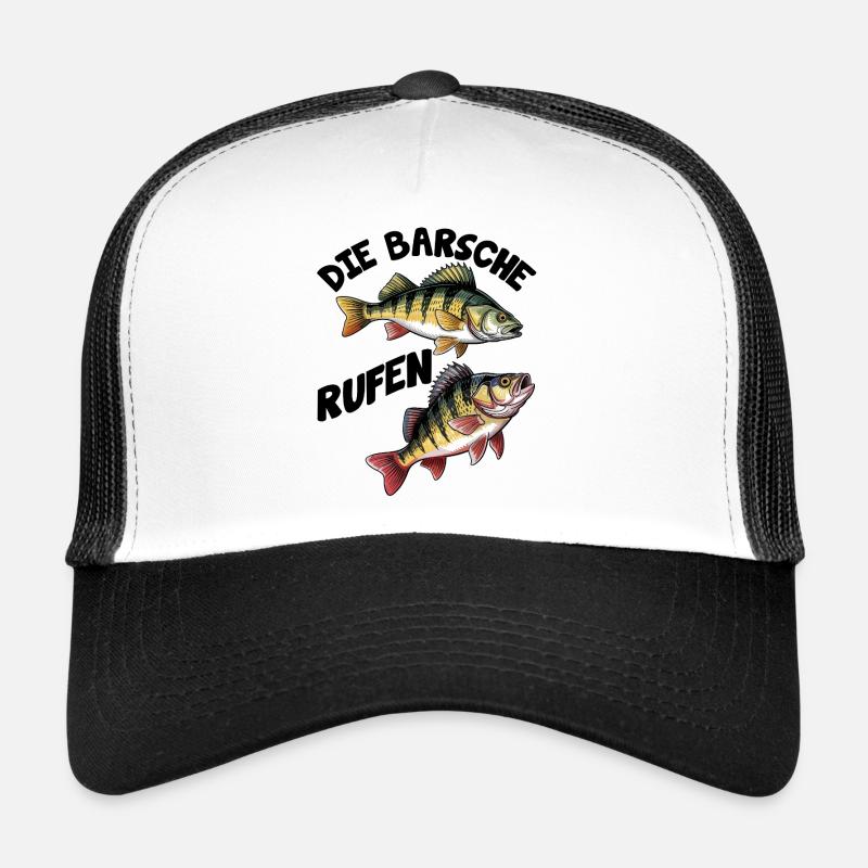 Barsch Angeln Trucker Cap