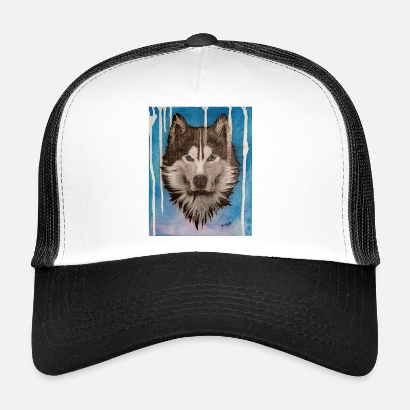 Husky Aquarelldesign Trucker Cap