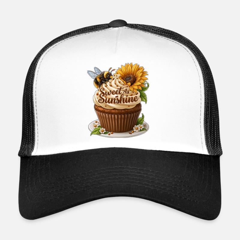 Art de cupcakes doux comme le soleil Casquette trucker 