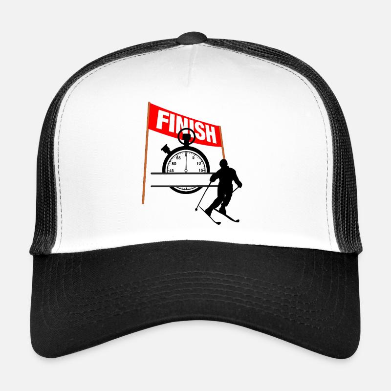 Temps d’arrivée au ski Casquette trucker 