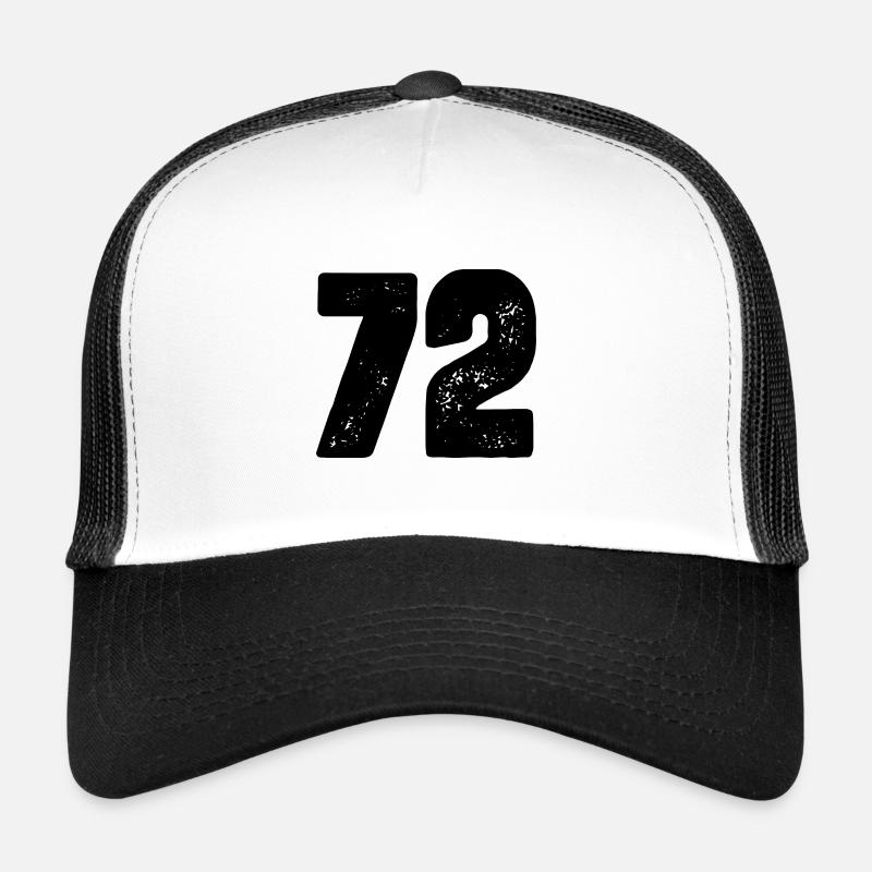 72 number jersey Trucker Cap