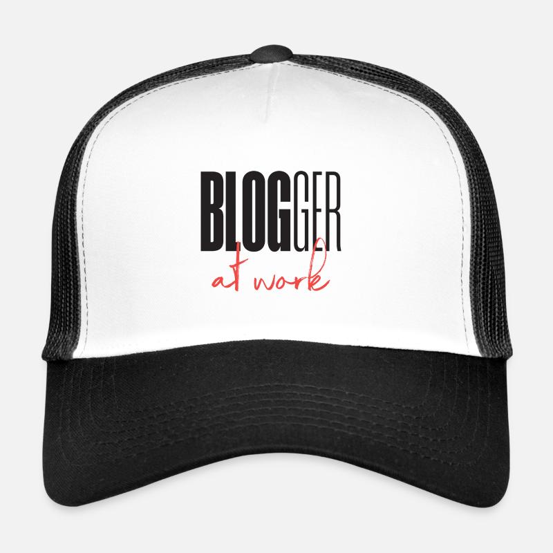 Blogger Blog at work Trucker Cap