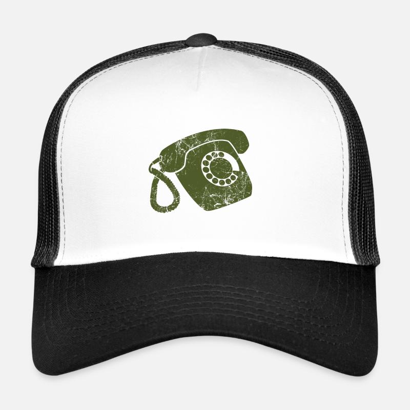 Téléphone fixe à cadran rotatif de génération Casquette trucker 
