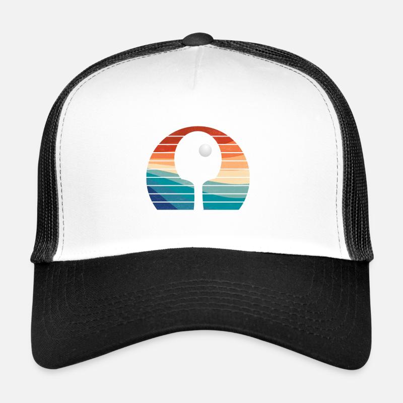 Cool Table Tennis Vintage Design Casquette trucker 