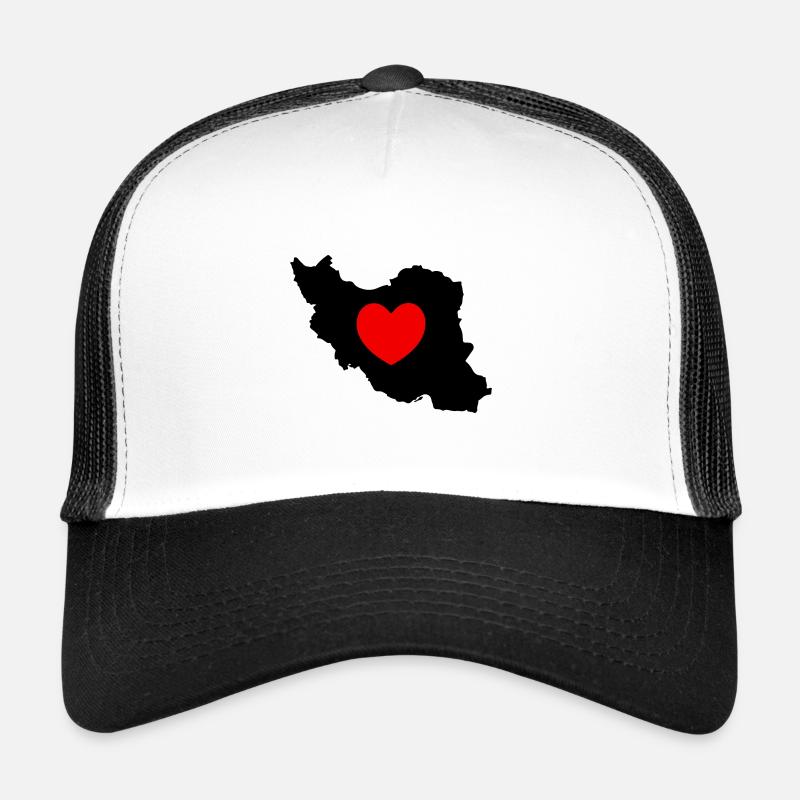 iran amour cœur Casquette trucker 