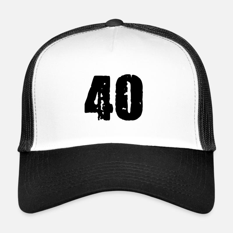 40 Zahl Trikot Trucker Cap