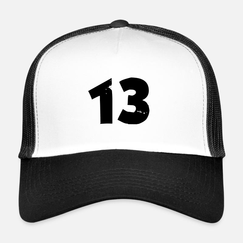13 Nombre Casquette trucker 