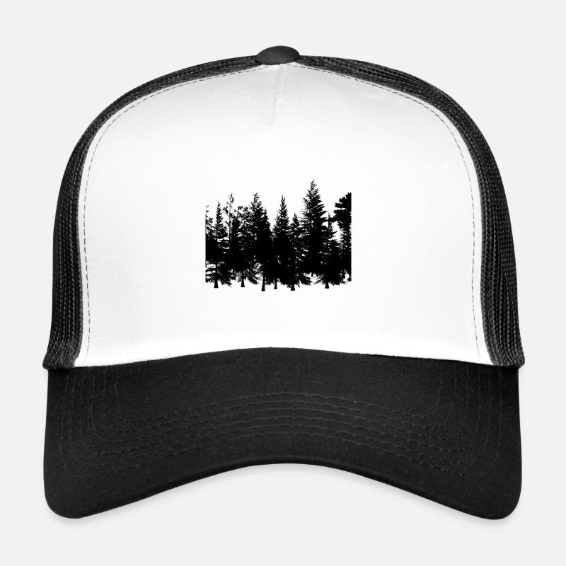 Forest Outline Trucker Cap