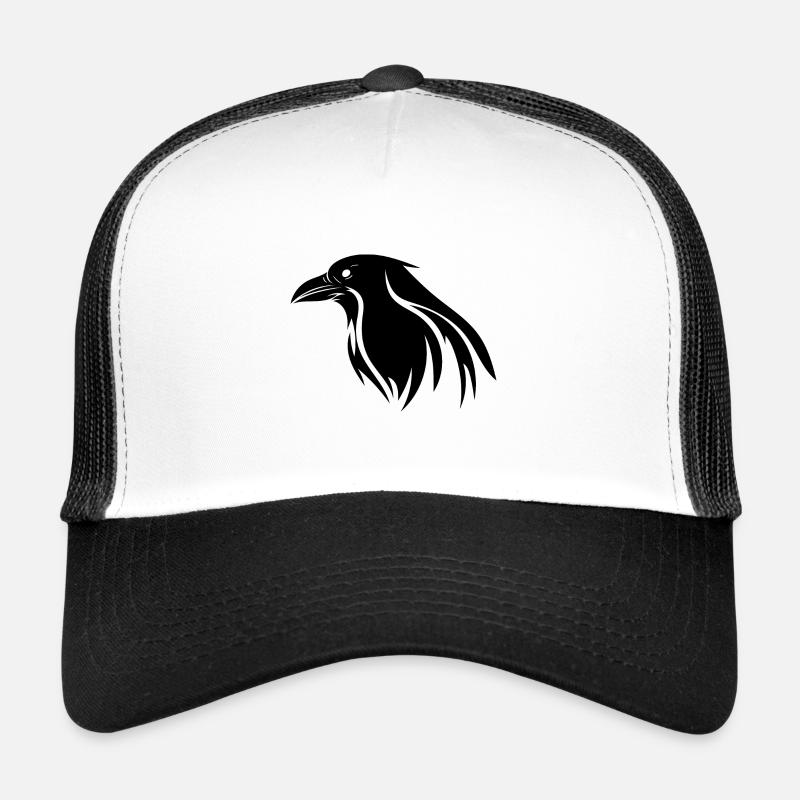 Mignon corbeau rusé Casquette trucker 