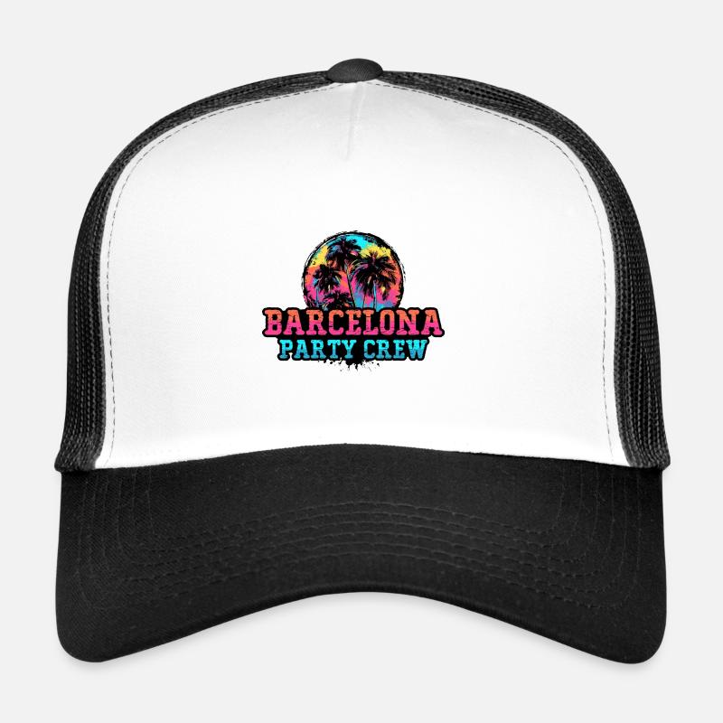 L’équipe de la fête de Barcelone Casquette trucker 