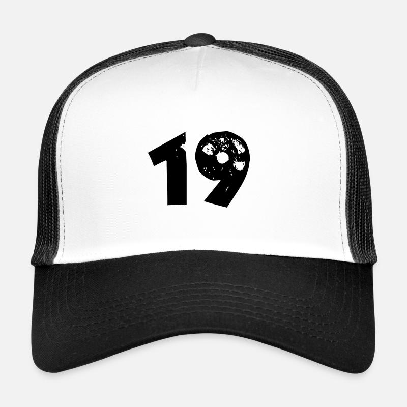19 Nombre Casquette trucker 
