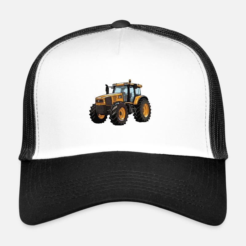 Tractor Farmer Symbol Trucker Cap