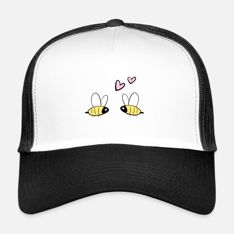 Bees Love Ecosystem Animals Bee Couples Trucker Cap