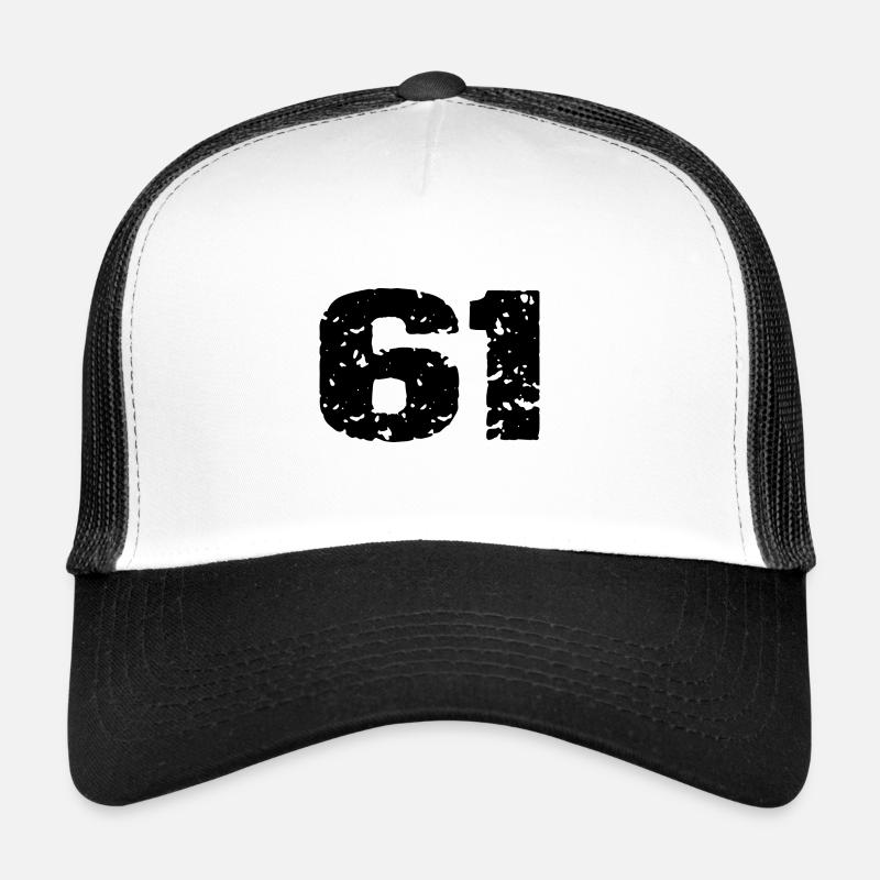 61 Maillot numéro Casquette trucker 