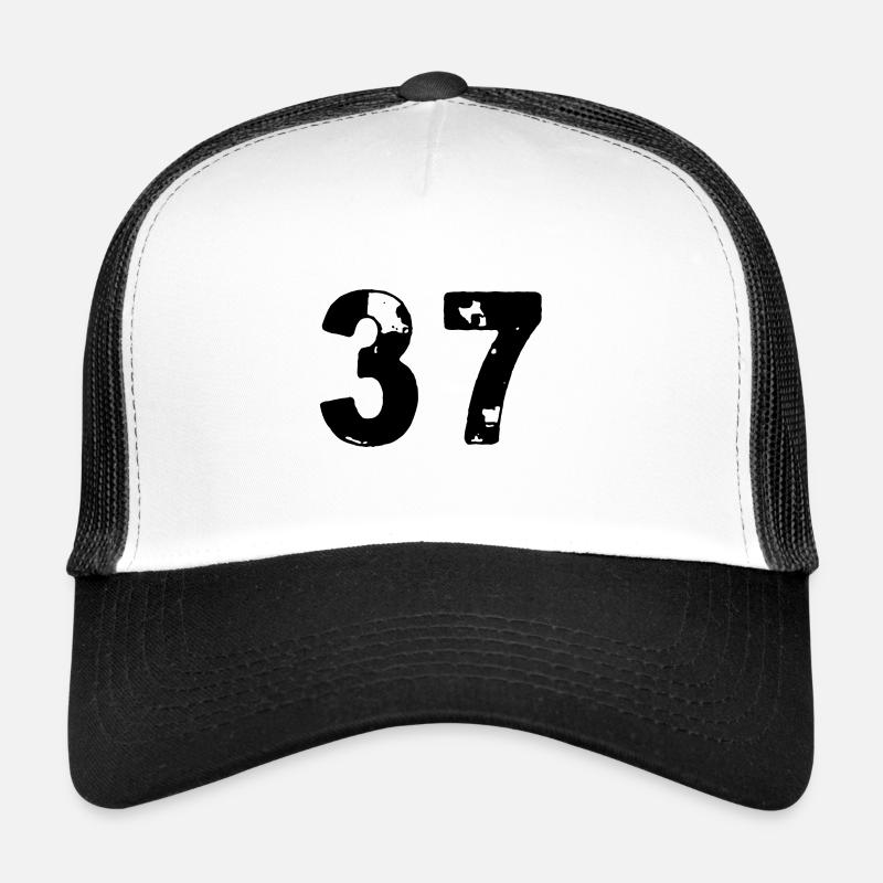 37 Number jersey Trucker Cap