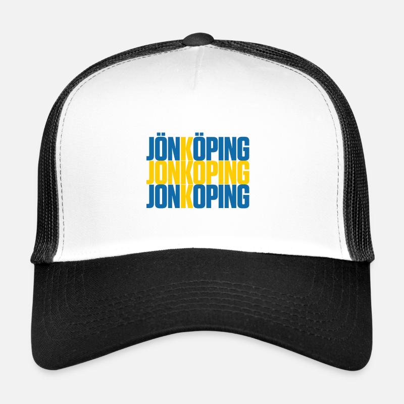 Jönköping Suède Drapeau Casquette trucker 